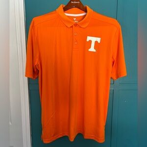 Fanatics Bright Orange University of Tennessee Polo Shirt Go Vols! Size XL